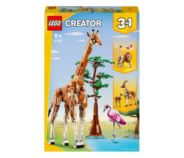 LEGO Creator 3 w 1 Dzikie zwierzęta z safari 31150 - 1203582 - zdjęcie